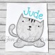 Sweet and Simple Kitty Cat Applique Design
